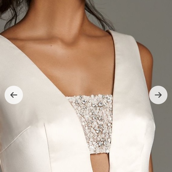 Vera Wang- white collection wedding dress size 6 - Picture 4 of 5